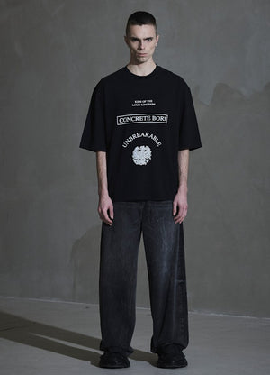 Kingdom Oversized Tee - Sort