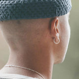 Mini Crunchy Earing - Silver