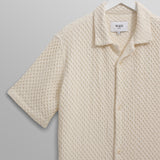 Lido Box Dobby Shirt - Ecru