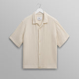 Lido Box Dobby Shirt - Ecru