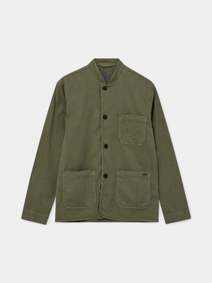 Riley Darwin Stand Jacket - Olive Green