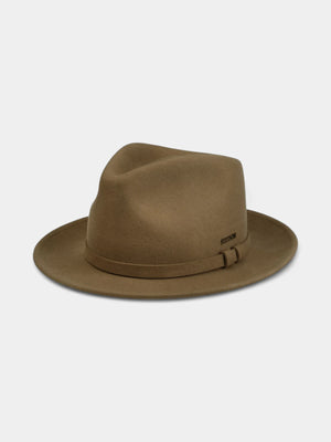 Fedora Softpelt Hat - Brown