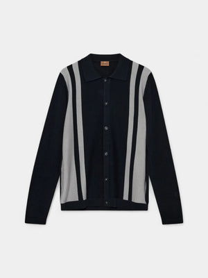 Justin KnIt Cardigan - Navy