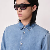 Adriel Denim Shirt - Blue