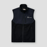Blocked Fleece Vest - Black