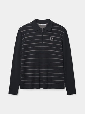 Trieste LS Polo - Black