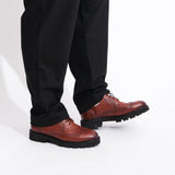 Lightweight Derby Brogue - Cognac