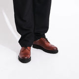 Lightweight Derby Brogue - Cognac