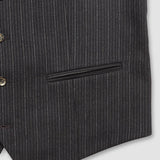 Canna Killi Gillet Waistcoat - Blue Black - Blue de Genes - Kul og Koks