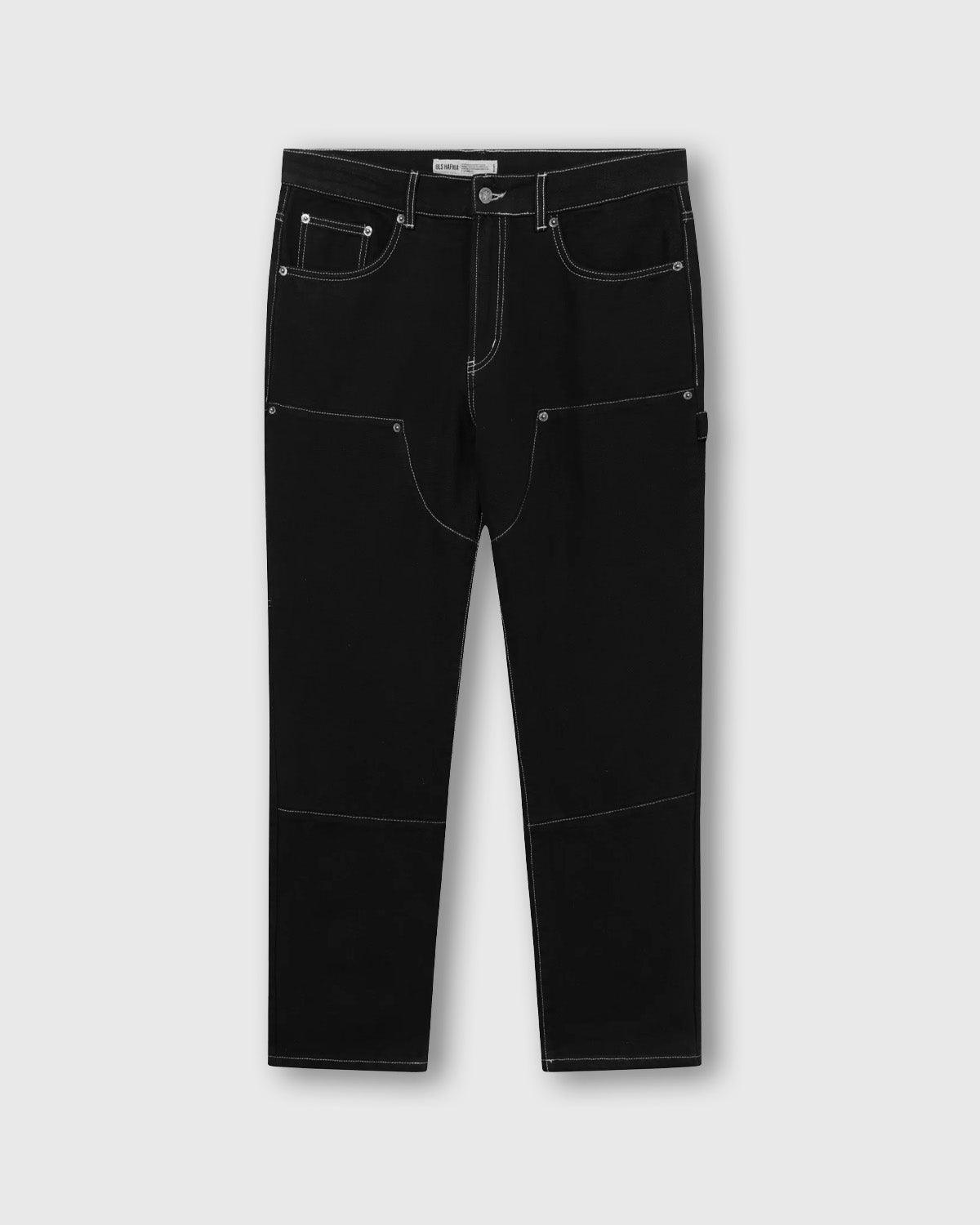 Canvas Carpenter Pants - Black - BLS HAFNIA - Kul og Koks