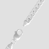 Chunky Curb Bracelet - Sølv