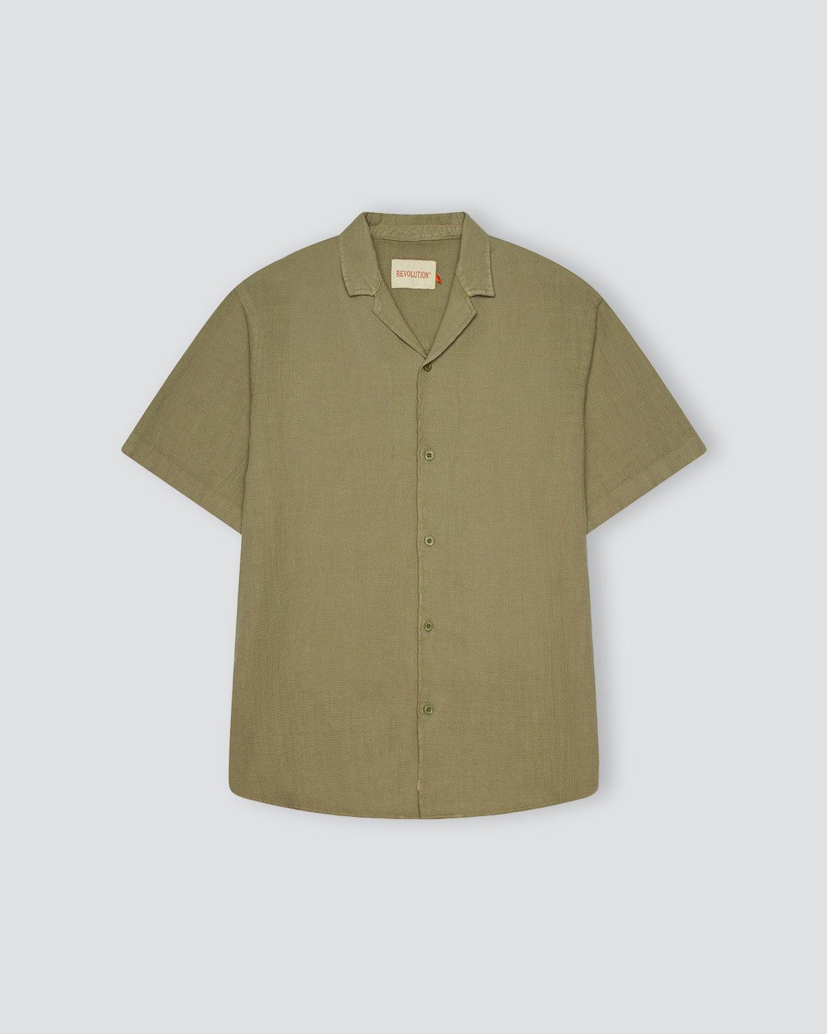 Cuban Shirt 3927 - Light Green - Revolution - Kul og Koks