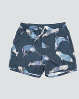 Whales SwimShorts - Navy