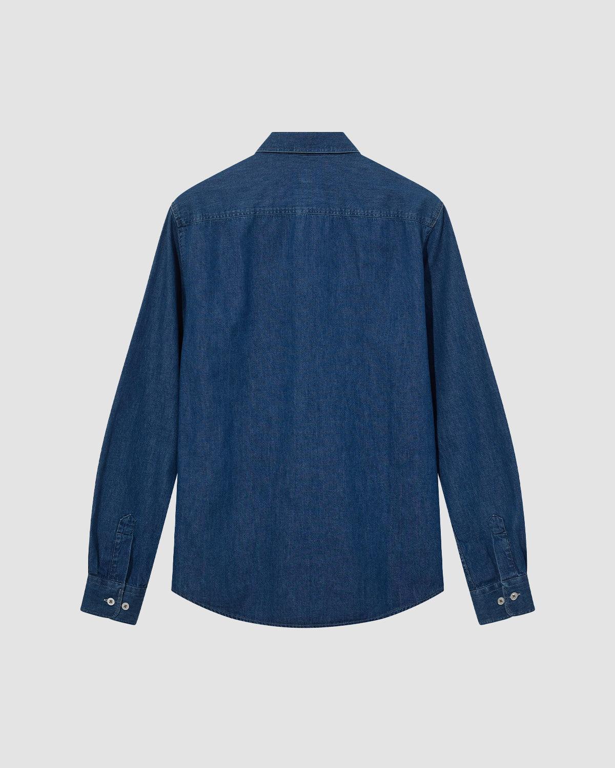 Gibson Spring Overshirt - Denim - Mos Mosh Gallery - Kul og Koks