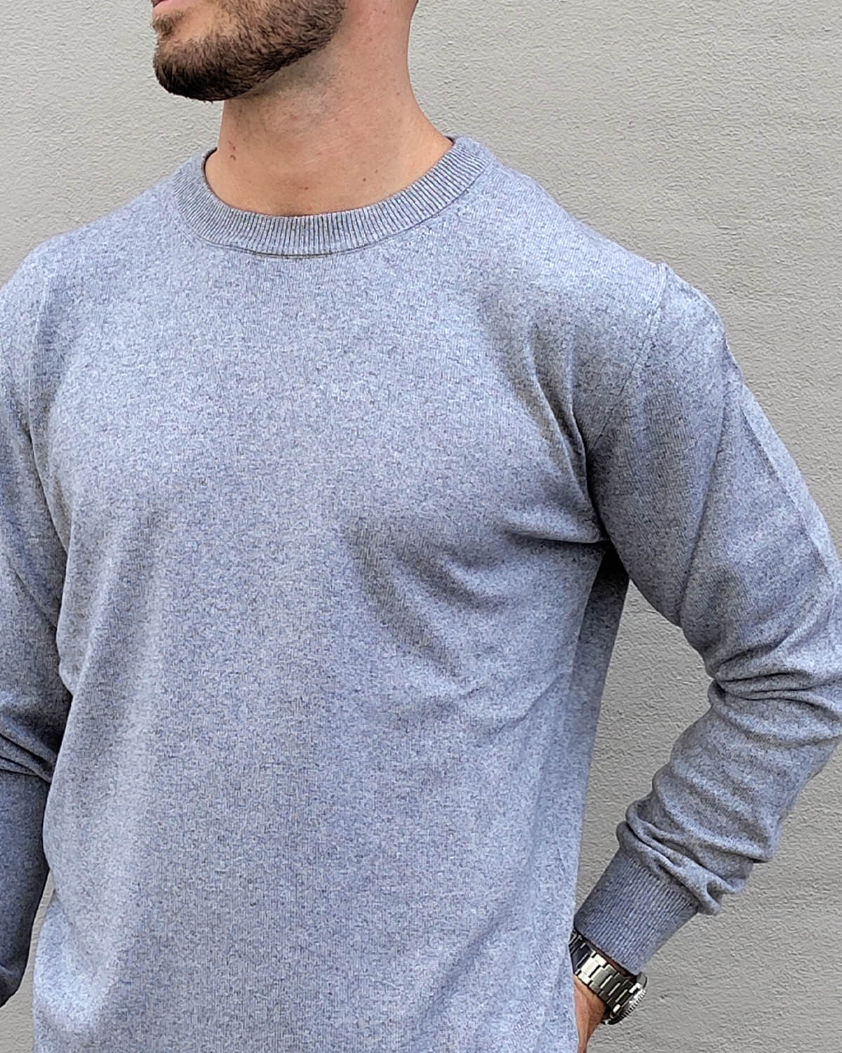 Girocollo Knit - Grey