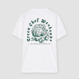 Beat Green Chef T-shirt - White