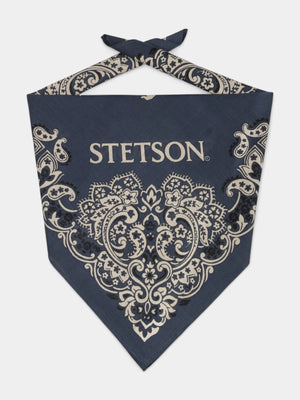 Paisley Bandana - Navy
