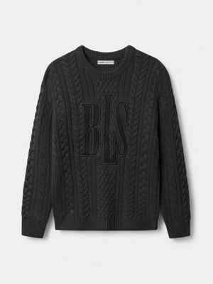 Lee Cable Knit - Black