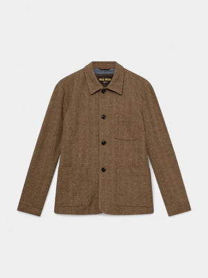Conor Herringbone Jacket - Ermine