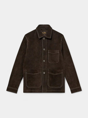 Jule Suede Jacket - Chocolate Brown