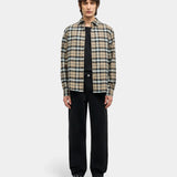 Sune Flannel shirt - Silver Sage Check
