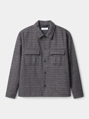 Flap Tishi Overshirt - Brown Check