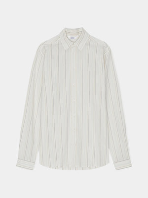 Babylon 3571 Shirt - Off White Stripe