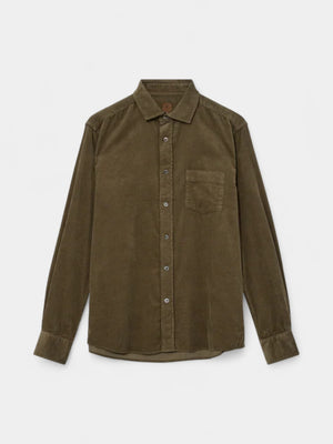 Alden Corduroy Shirt - Grape Leaf