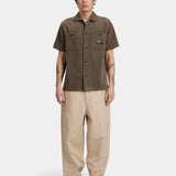 Theo Corduroy Shirt - Deep Lichen Green