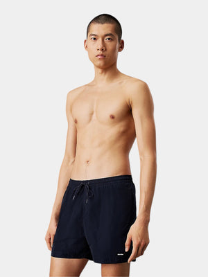 Drawstring Swim Shorts - Dark Blue
