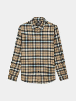 Sune Flannel shirt - Silver Sage Check