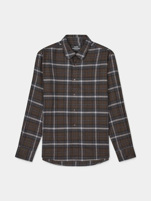 Sune Flannel Shirt - Brown Check