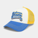 Lettering Trucker Cap - Blue