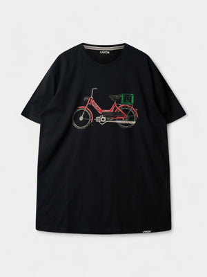 Red Maxi T-shirt - Sort