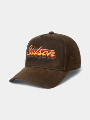 Suede Trucker Cap - Brun