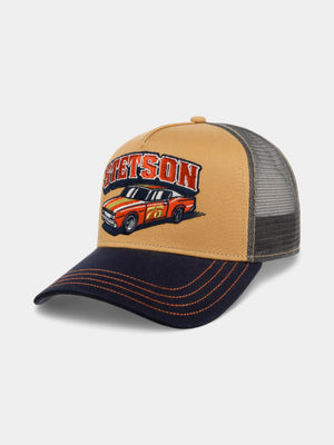 Muscle Car75 Trucker Cap - Beige