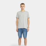 Loose Denim Shorts - Blue