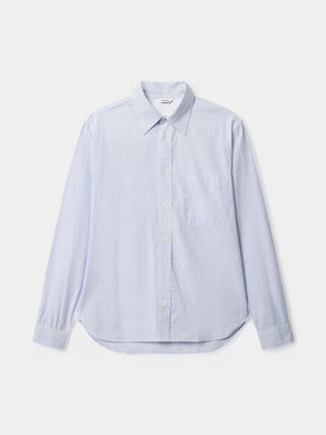 Sven Reg LS Shirt - White Stripe