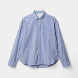 Sven Reg LS Shirt - Blue Stripe