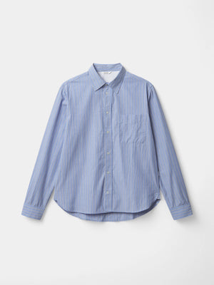 Sven Reg LS Shirt - Blue Stripe