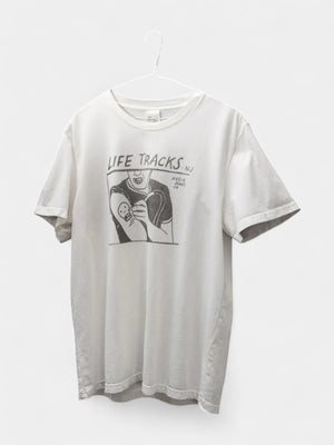 Roy Track Tee - White