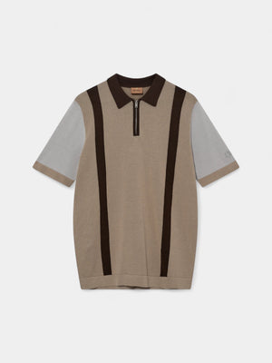 Justin Zip Polo - Aluminum
