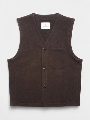 Koi Wool Gilet - Brun