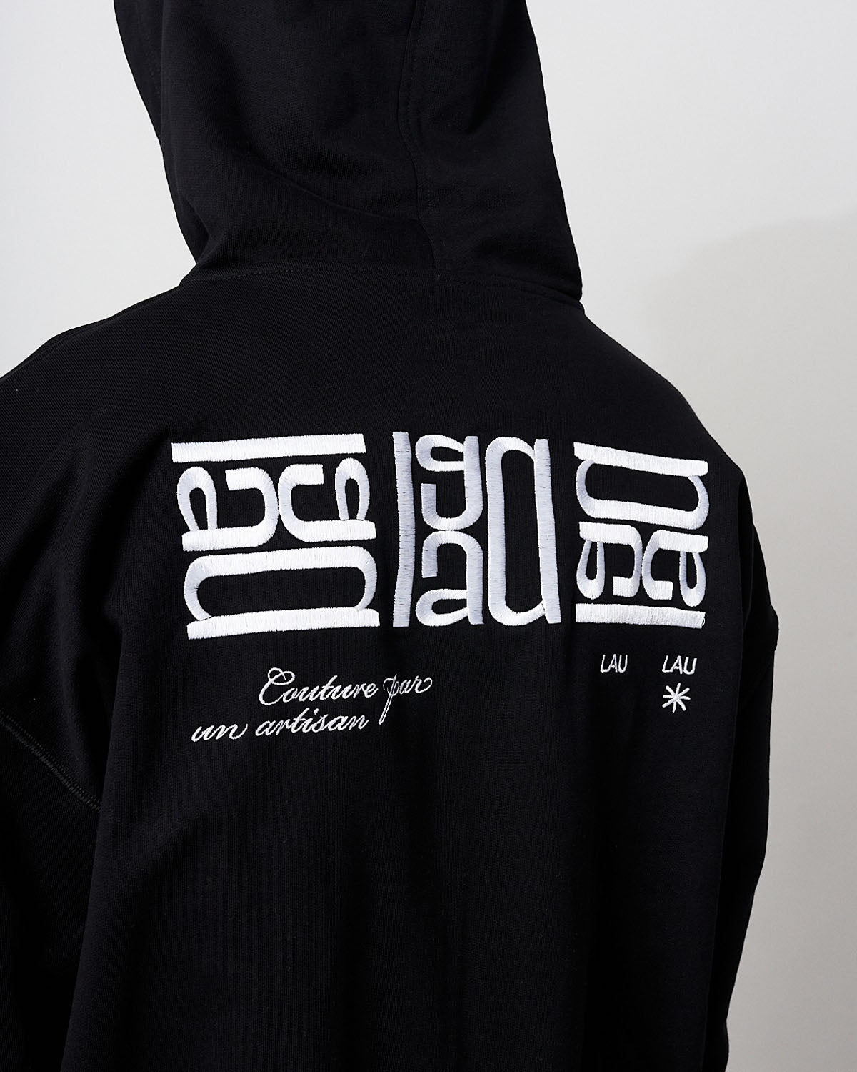 Artisan Zipper Hoodie - Black