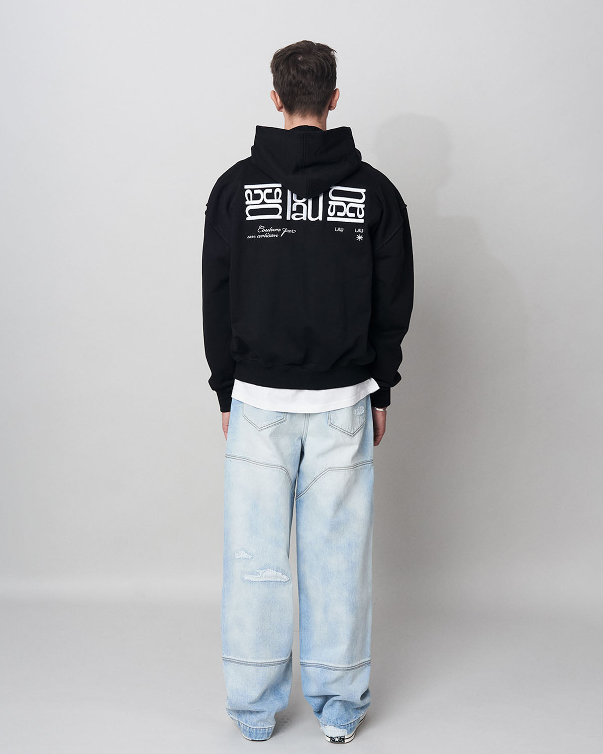 Artisan Zipper Hoodie - Black