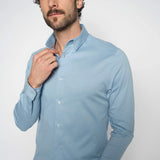 Marco Crunch Jersey Shirt - Bel Air Blue