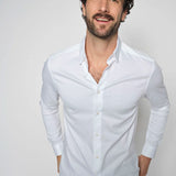 Marco Crunch Jersey Shirt - White