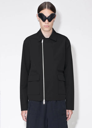 Lightweight Boxy Jacket - Black