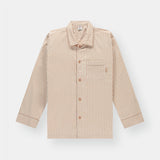 Double Striped Pyjamas Shirt - Sand