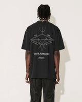 Pret-a-porter Diamond Boxy T-shirt - Black - Han kjøbenhavn - Kul og Koks